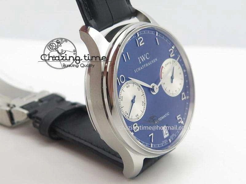 Portuguese Real PR IW500112 ZF 1:1 Laureus Edition On Black Leather Strap A52010