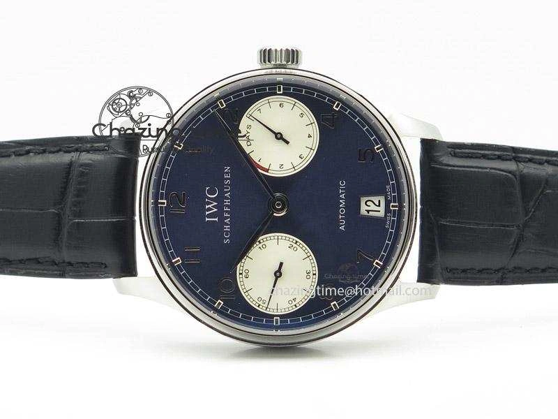 Portuguese Real PR IW500112 ZF 1:1 Laureus Edition On Black Leather Strap A52010
