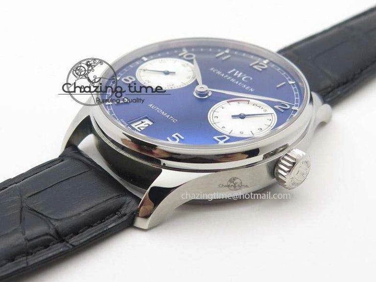 Portuguese Real PR IW500112 ZF 1:1 Laureus Edition On Black Leather Strap A52010