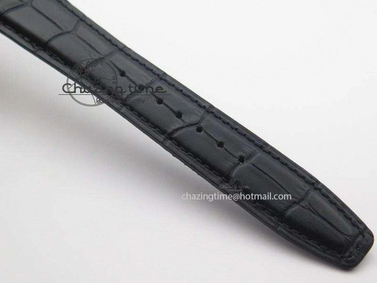 Portuguese Real PR IW500126 ZF 1:1 Best Edition Grey Red Dial On Black Leather Strap A52010 V2