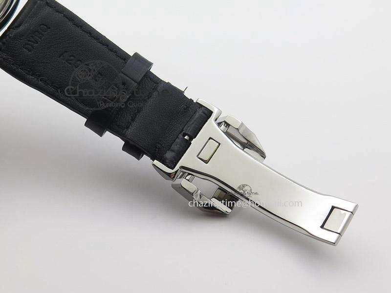 Portuguese Real PR IW500126 ZF 1:1 Best Edition Grey Red Dial On Black Leather Strap A52010 V2