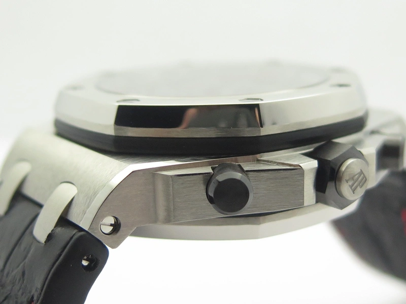Portuguese Real PR IW500126 ZF 1:1 Best Edition Grey Red Dial On Black Leather Strap A52010 V2