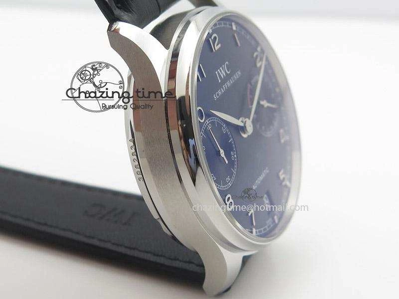 Portuguese Real PR IW500703 ZF 1:1 Best Edition On Black Leather Strap A52010