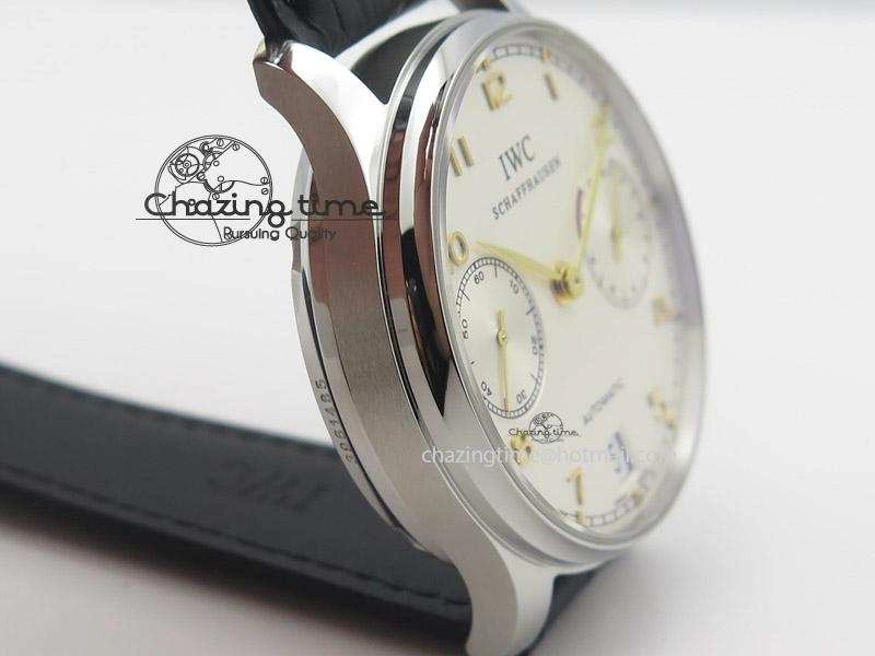 Portuguese Real PR IW500704 ZF 1:1 Best Edition On Black Leather Strap A52010 V2