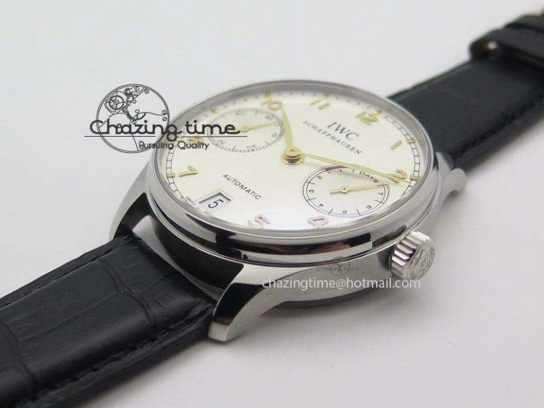 Portuguese Real PR IW500704 ZF 1:1 Best Edition On Black Leather Strap A52010 V2