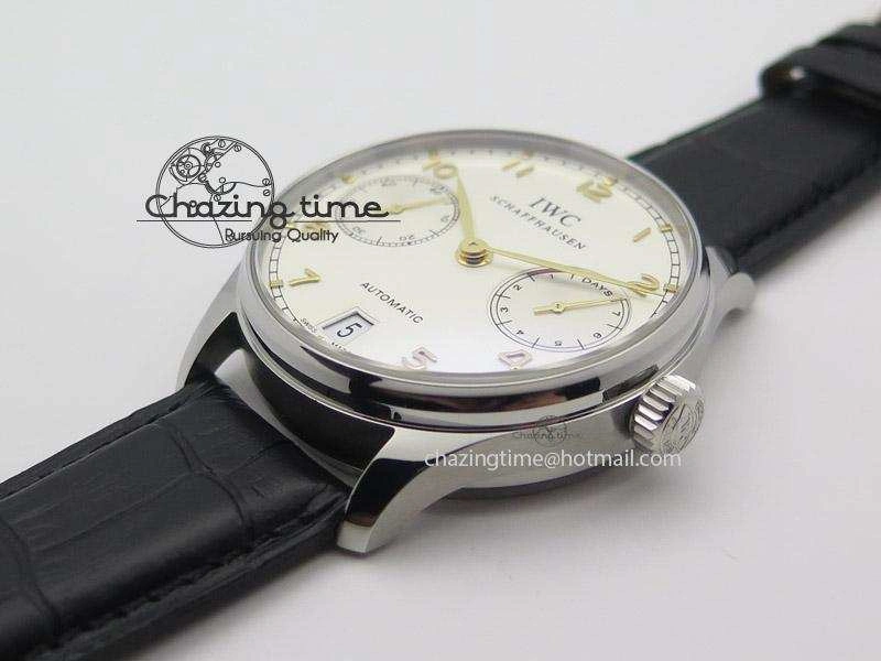 Portuguese Real PR IW500704 ZF 1:1 Best Edition On Black Leather Strap A52010 V2