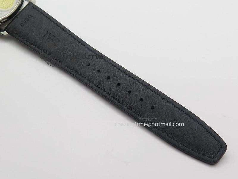 Portuguese Real PR IW500704 ZF 1:1 Best Edition On Black Leather Strap A52010 V2