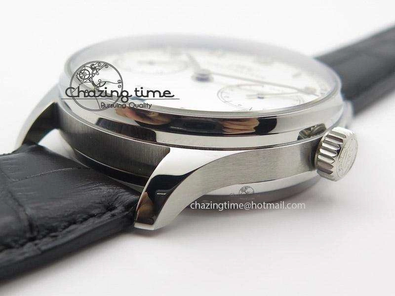 Portuguese Real PR IW500704 ZF 1:1 Best Edition On Black Leather Strap A52010