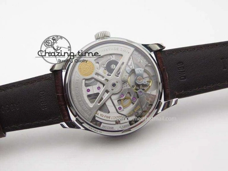 Portuguese Real PR IW500704 ZF 1:1 Best Edition On Brown Leather Strap A52010 V3
