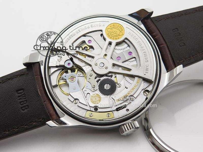 Portuguese Real PR IW500704 ZF 1:1 Best Edition On Brown Leather Strap A52010 V3