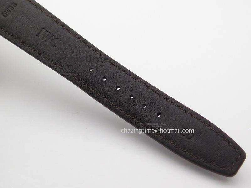Portuguese Real PR IW500704 ZF 1:1 Best Edition On Brown Leather Strap A52010 V3