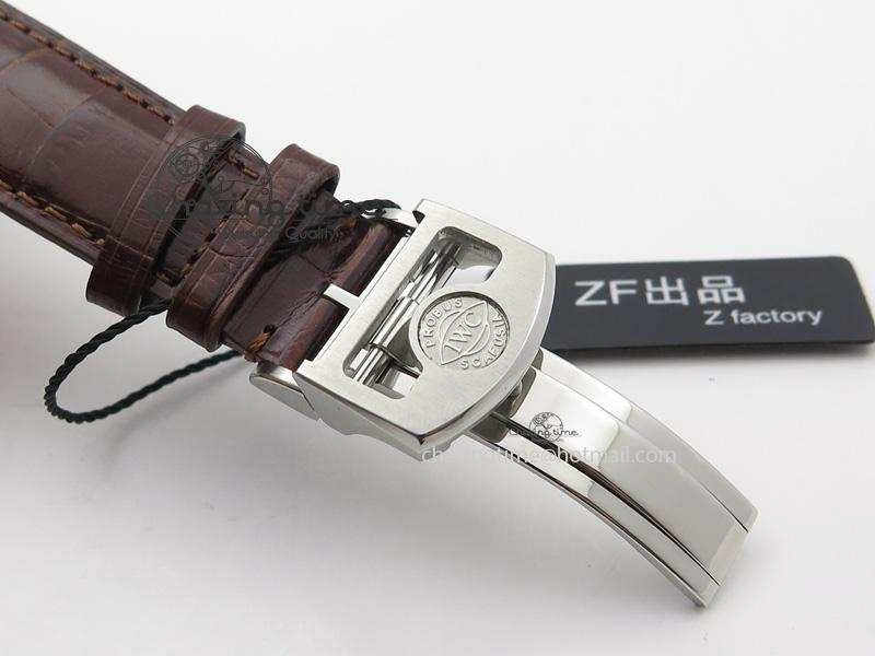 Portuguese Real PR IW500704 ZF 1:1 Best Edition On Brown Leather Strap A52010 V3