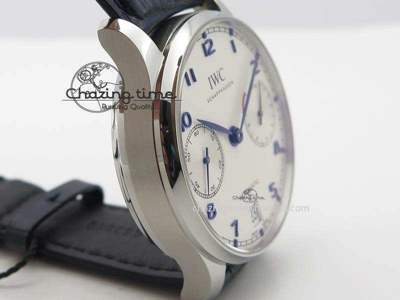Portuguese Real PR IW500705 ZF 1:1 Best Edition On Blue Leather Strap A52010 V3
