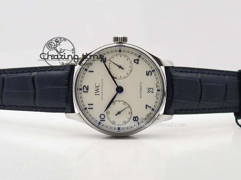 Portuguese Real PR IW500705 ZF 1:1 Best Edition On Blue Leather Strap A52010 V3