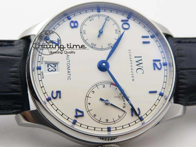 Portuguese Real PR IW500705 ZF 1:1 Best Edition On Blue Leather Strap A52010 V3