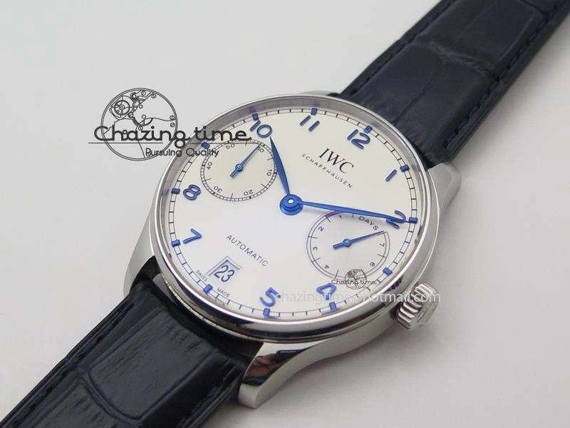 Portuguese Real PR IW500705 ZF 1:1 Best Edition On Blue Leather Strap A52010 V3