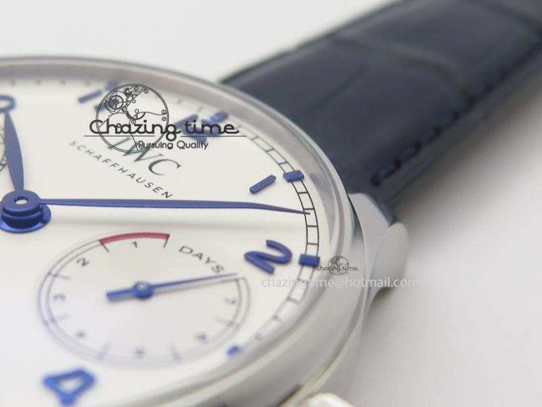 Portuguese Real PR IW500705 ZF 1:1 Best Edition On Blue Leather Strap A52010 V3