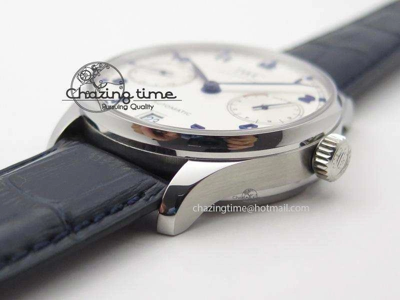 Portuguese Real PR IW500705 ZF 1:1 Best Edition On Blue Leather Strap A52010 V3
