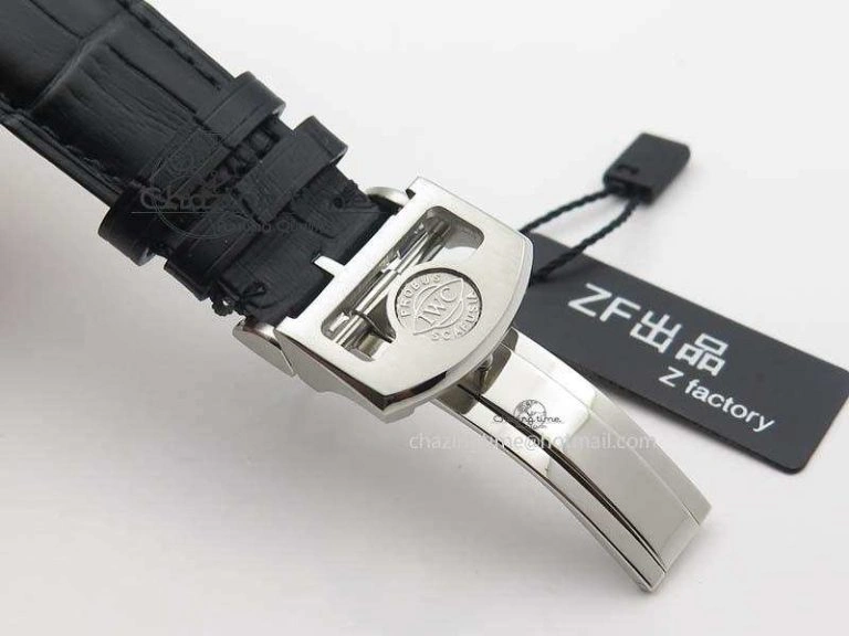 Portuguese Real PR IW500708 ZF 1:1 Best Edition Green Dial On Black Leather Strap A52010 V4