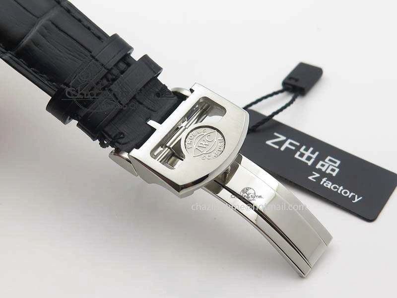 Portuguese Real PR IW500708 ZF 1:1 Best Edition Green Dial On Black Leather Strap A52010 V4