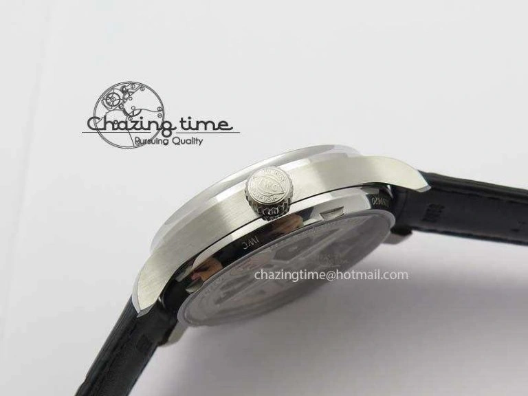 Portuguese Real PR IW500708 ZF 1:1 Best Edition Green Dial On Black Leather Strap A52010 V4