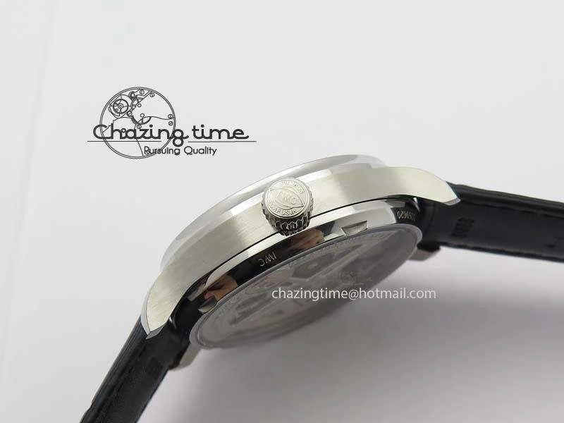Portuguese Real PR IW500708 ZF 1:1 Best Edition Green Dial On Black Leather Strap A52010 V4