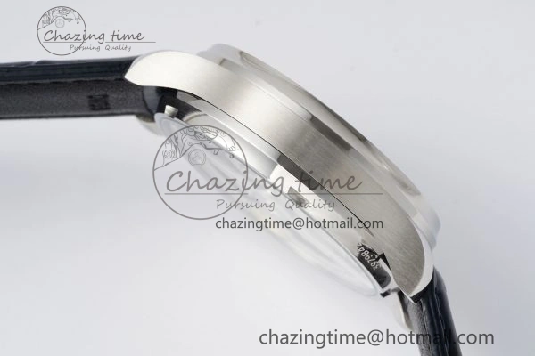 Portuguese Real PR IW500715 SS AZF 1:1 Best Edition White Blue Dial on Blue Leather Strap A52010