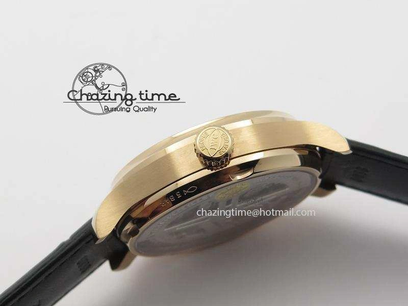 Portuguese Real PR RG IW5007 ZF 1:1 Best Edition Black Dial On Black Leather Strap A52010 V3