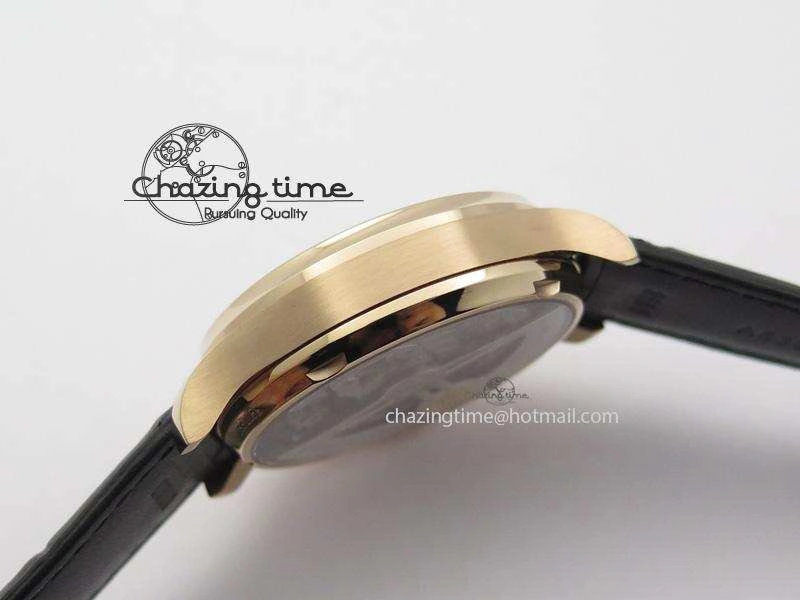Portuguese Real PR RG IW5007 ZF 1:1 Best Edition Black Dial On Black Leather Strap A52010 V3