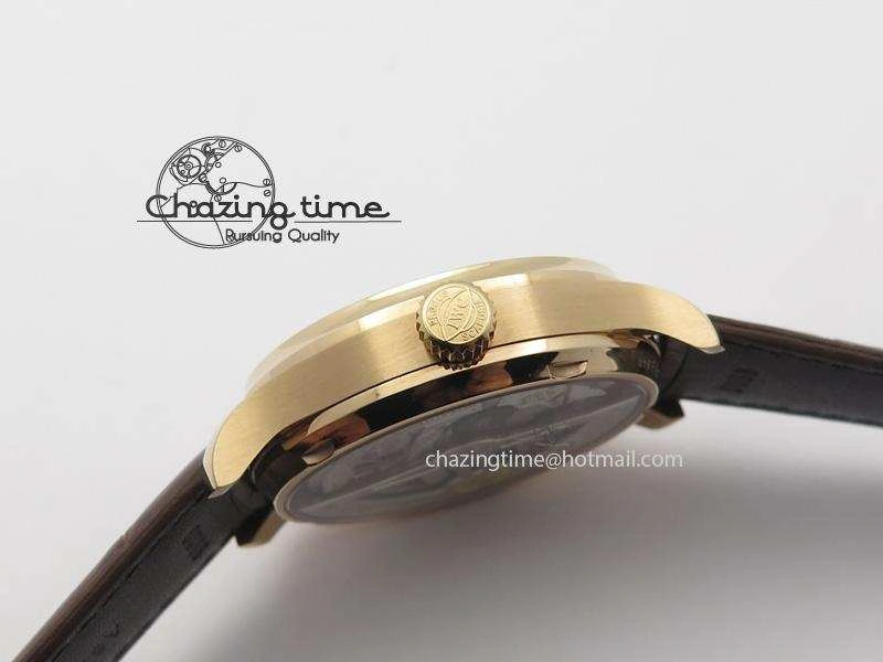 Portuguese Real PR RG IW500701 ZF 1:1 Best Edition On Brown Leather Strap A52010 V3