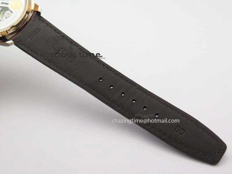 Portuguese Real PR RG IW500701 ZF 1:1 Best Edition On Brown Leather Strap A52010 V3