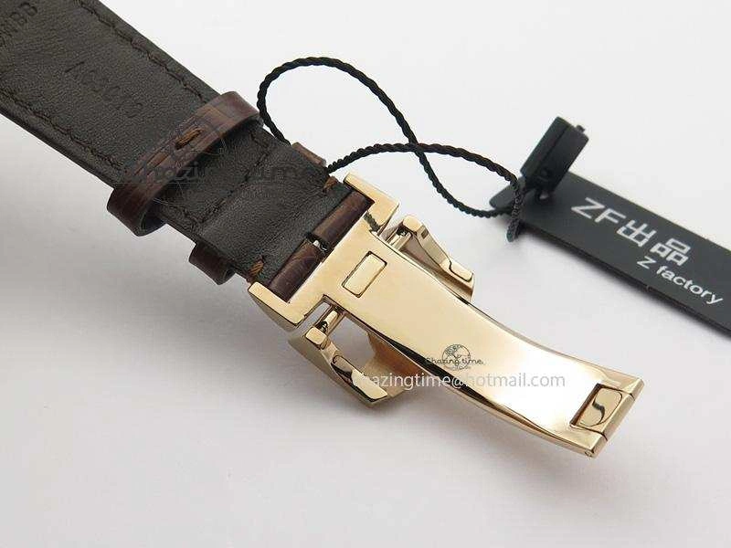 Portuguese Real PR RG IW500701 ZF 1:1 Best Edition On Brown Leather Strap A52010 V3