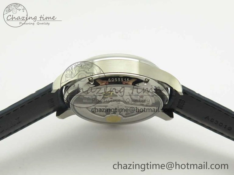 Portuguese Real PR Real Annual Calendar IW5035 ZF 1:1 Best Edition White Dial Blue Markers on Blue Leather Strap A52850