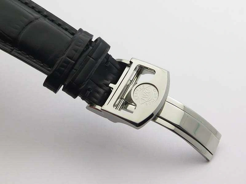 Portuguese Real PR Real Annual Calendar IW503501 YLF 1:1 Best Edition White Dial On Leather Strap A52850