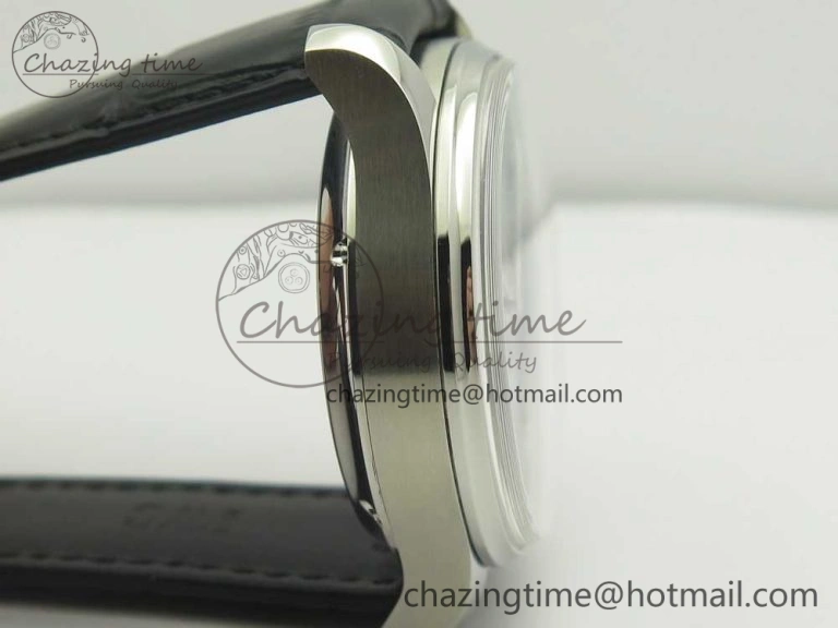 Portuguese Real PR Real Annual Calendar IW503502 ZF 1:1 Best Edition Blue Dial on Black Leather Strap A52850