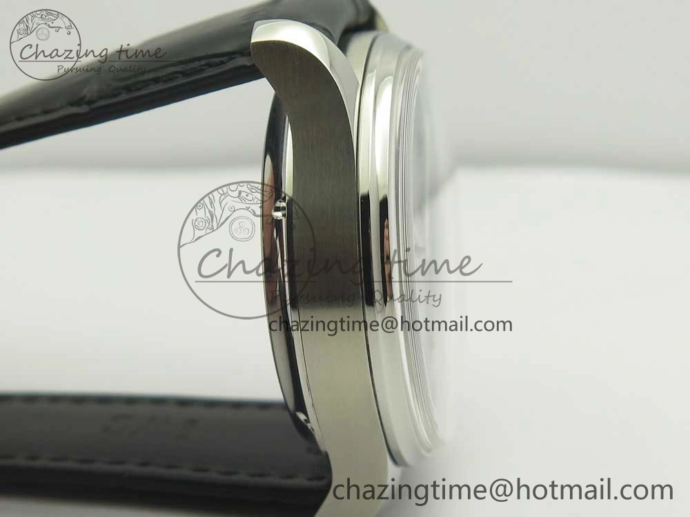 Portuguese Real PR Real Annual Calendar IW503502 ZF 1:1 Best Edition Blue Dial on Black Leather Strap A52850