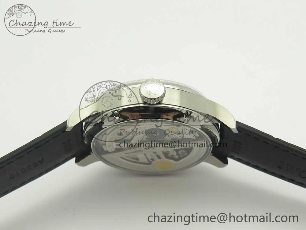 Portuguese Real PR Real Annual Calendar IW503502 ZF 1:1 Best Edition Blue Dial on Black Leather Strap A52850