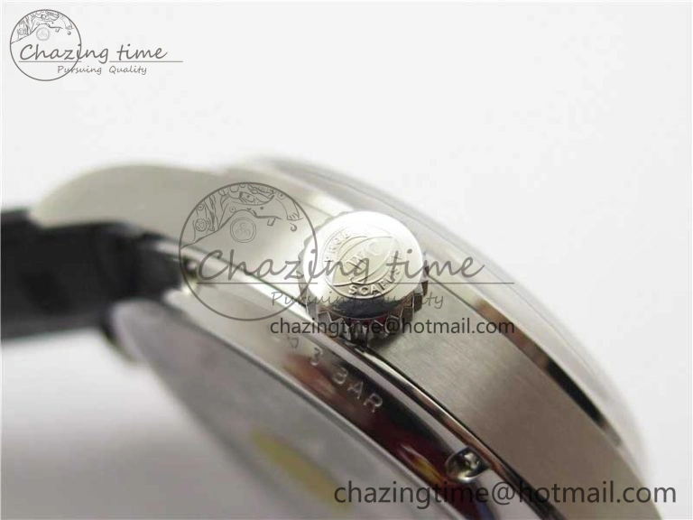 Portuguese Real PR Real Annual Calendar IW503510 ZF 1:1 Best Edition Green Dial on Black Leather Strap A52850