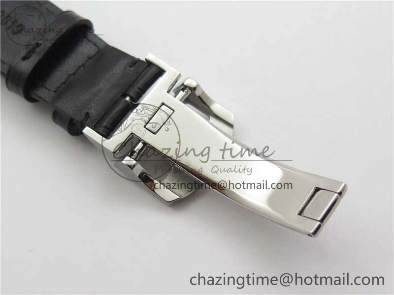 Portuguese Real PR Real Annual Calendar IW503510 ZF 1:1 Best Edition Green Dial on Black Leather Strap A52850
