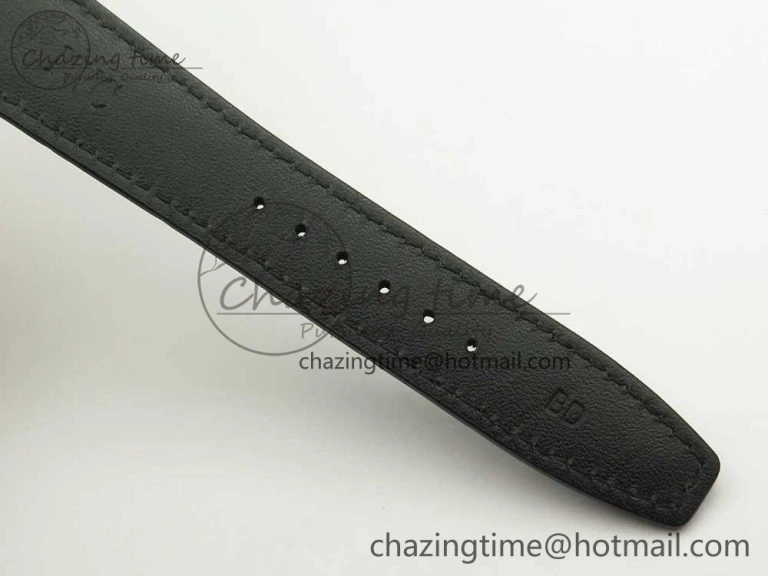 Portuguese Tourbillon IW5046 RG ZF Best Edition Gray Dial on Black Leather Strap
