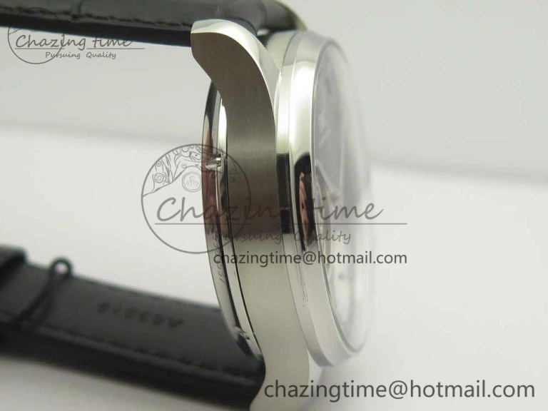 Portuguese Tourbillon IW5463 SS ZF Best Edition Blue Dial on Black Leather Strap