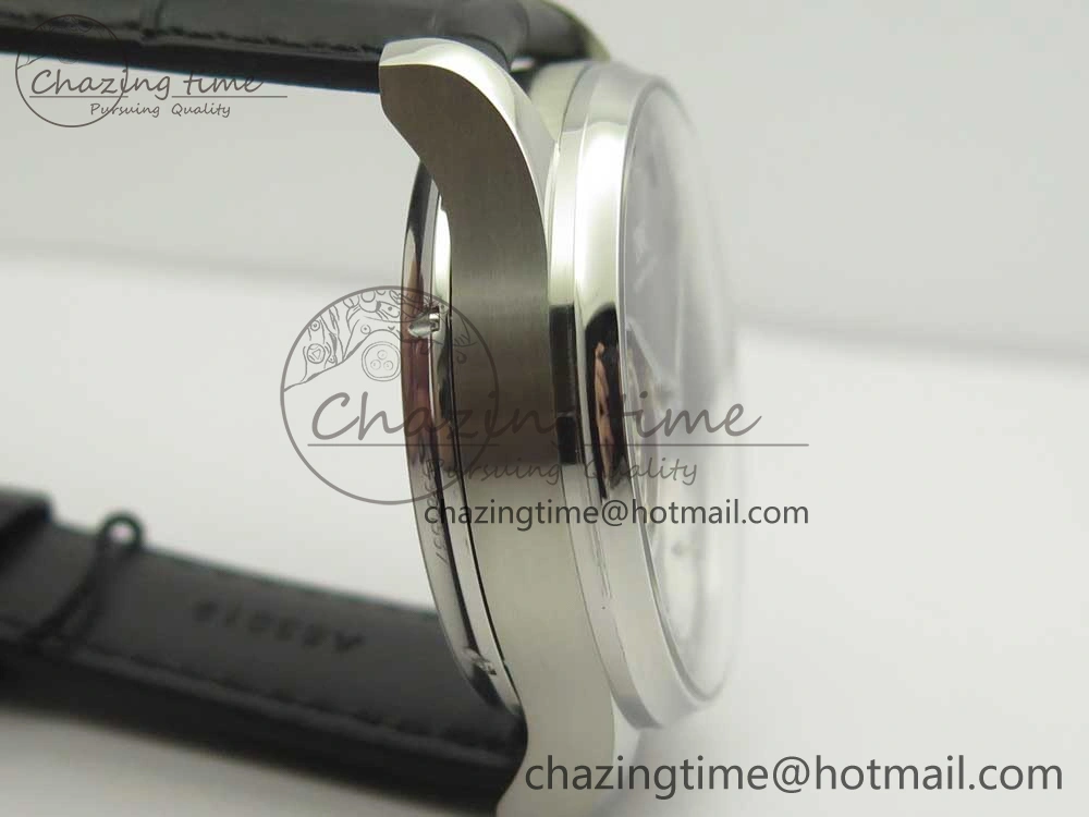 Portuguese Tourbillon IW5463 SS ZF Best Edition Blue Dial on Black Leather Strap
