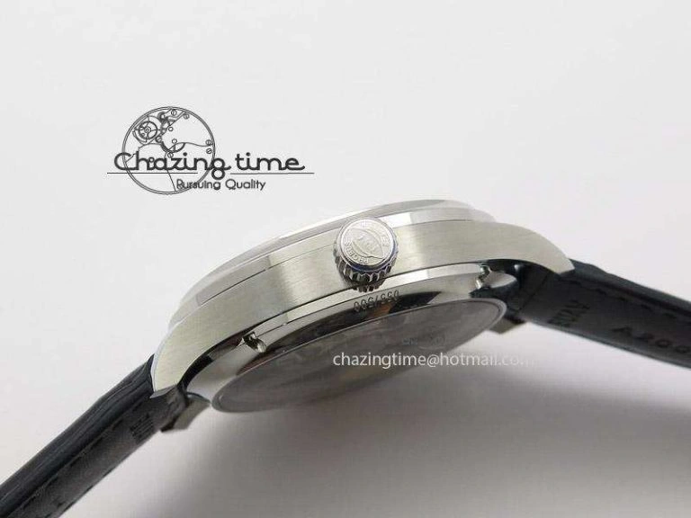 Portuguese Tourbillon Mystere SS TF Best Edition White Dial on Black Croc Leather Strap