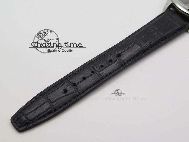 Portuguese Tourbillon Mystere SS TF Best Edition White Dial on Black Croc Leather Strap