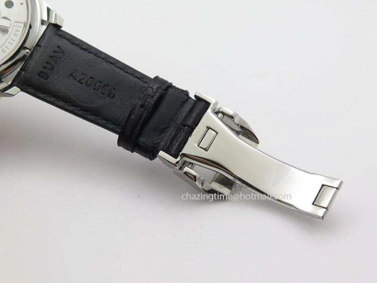 Portuguese Tourbillon Mystere SS TF Best Edition White Dial on Black Croc Leather Strap
