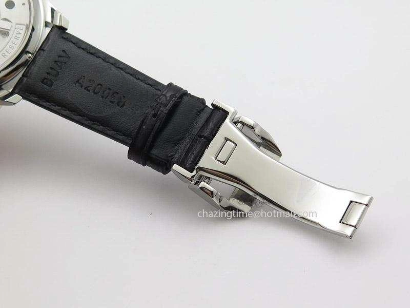 Portuguese Tourbillon Mystere SS TF Best Edition White Dial on Black Croc Leather Strap