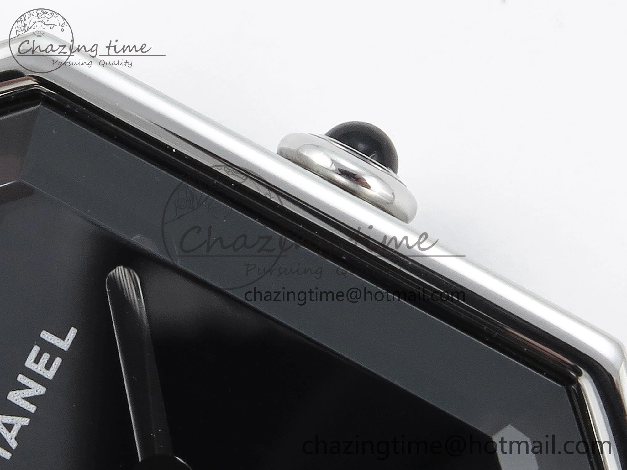 Ppremière Iconic Chain Watch SS BVF 1:1 Best Edition Black Dial on Chain Bracelet RONDA Quartz