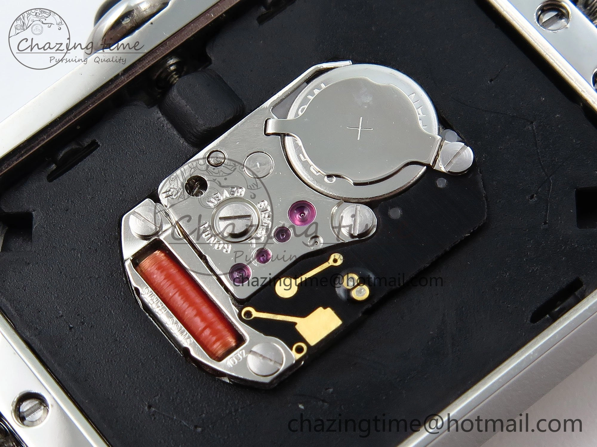 Ppremière Iconic Chain Watch SS BVF 1:1 Best Edition Black Dial on Chain Bracelet RONDA Quartz