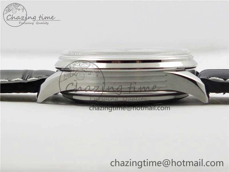 Premier B01 Chrono SS 42mm GF 1:1 Best Edition White Black Dial on Black Leather Strap A7750