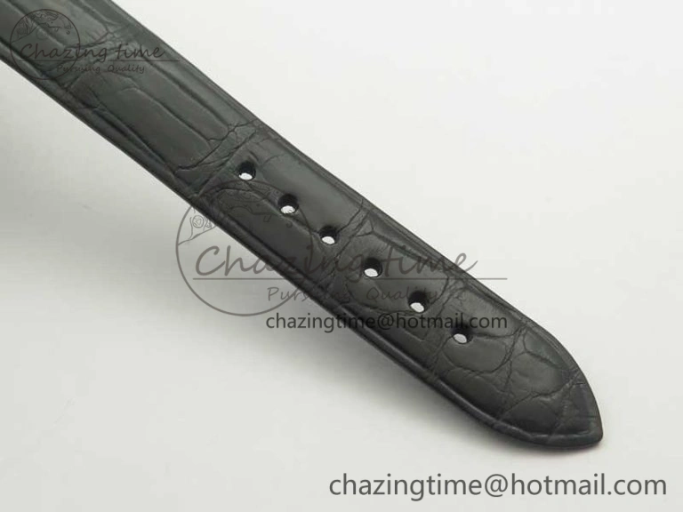 Premiere Boy de Chanel LMF 1:1 Best Edition Black Textured Dial on Black Crocodile Strap Jap Quartz